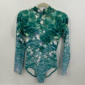 Waterlust sun kissed sea long sleeve UPF swimsuit